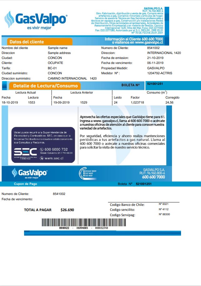  Minol USA business utility bill 